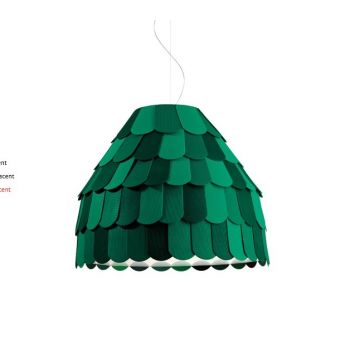 Fabbian Roofer Steeple Hanglamp groen-1