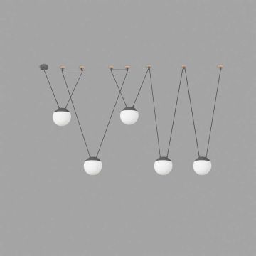 Faro Mine Space 5L Hanglamp lichtgrijs-1