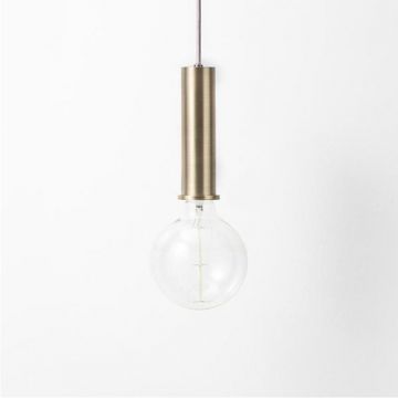 Ferm Living Socket Pendant High Hanglamp goud/messing-1