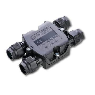 Flos 4 way junction box 5 poles IP68 (6-14 mm cables) Technische Accessoires zwart-1