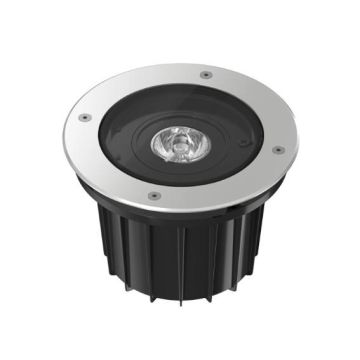 Flos A-Rise 145 6W - 472lm 2700K CRI80 Beam° 24 Grond Inbouw Tuinverlichting lichtgrijs-1