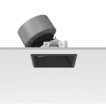 Flos Architectural EASY KAP 80 PLUS WW SQR BLACK LED AR 27K Spot zwart-1