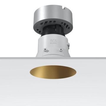 Flos Architectural KAP 105 EVO FIX RND MD LED ARRAY 30K C90 Spot goud/messing-1