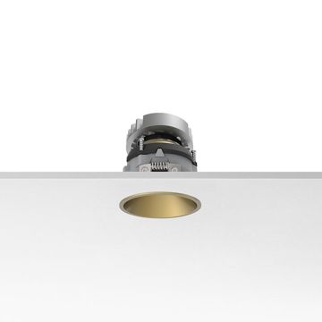 Flos Architectural KAP 80 ADJ ROUND GOLD FL LED AR 27K C90 Spot goud/messing-1