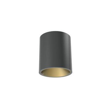 Flos Architectural KAP 80 SURF.RND GOLD-BLK LED ARRAY 3K C9 Spot zwart-1