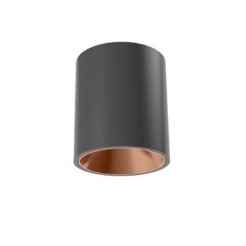 Flos Architectural Kap 80 Surface Round Optic Spot Dali/Push 9.2W 676lm 2700K CRI90 Spot zwart-1