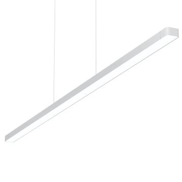 Flos Architectural SUPERLINE DOWN GREY TOP LED 4K C90 39W Hanglamp lichtgrijs-1