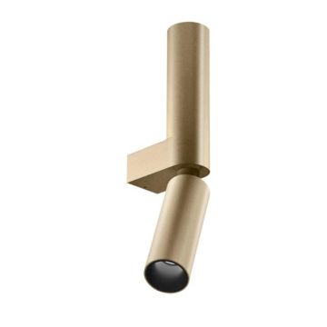 Flos C1 Double Spot Wall Small Ø 35 Brushed Bronze 12W - 745lm 2700K  Wandlamp brons-1