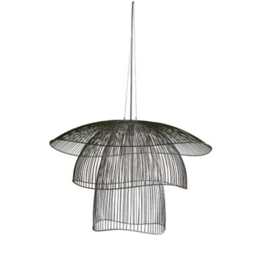 Forestier Papillon L Hanglamp zwart-1