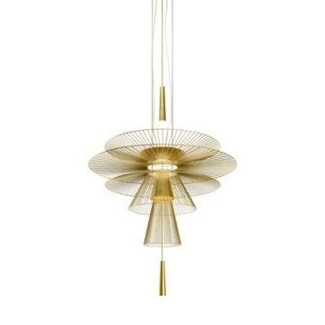 Forestier Pendant lamp Gravity Origin champagne Hanglamp goud/messing-1