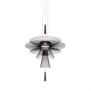 Forestier Pendant lamp Gravity Origin in color black Hanglamp zwart-1