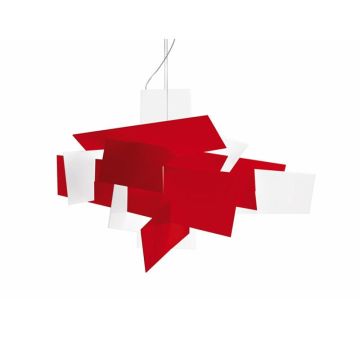 Foscarini Big Bang XL LED Rosso Hanglamp wit-1