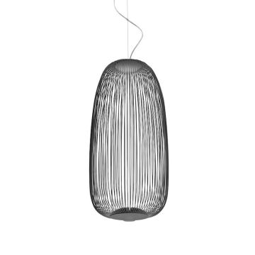 Foscarini Spokes 1 + 10 m kabel Hanglamp antraciet-1