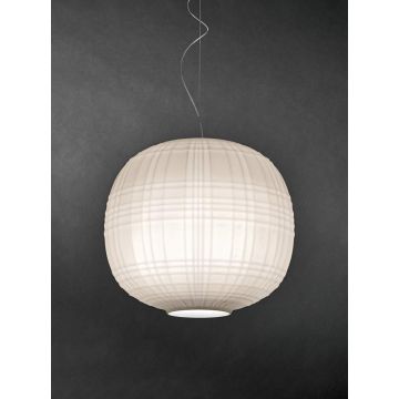 Foscarini Tartan LED DIM Hanglamp wit-1