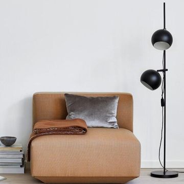 Frandsen Ball Double Floor Lamp Black Vloerlamp zwart-1