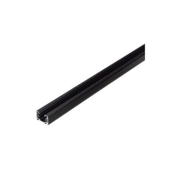 Global Trac GB 2200-2 Tracks surface mounted 2000mm black Rails, Tracks & Kabelsystem zwart-1