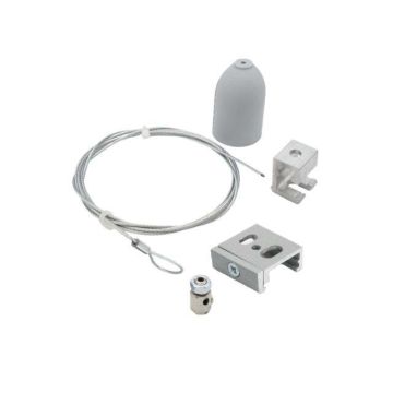 Global Trac Nordic Wire Suspention set 3000m grey Rails, Tracks & Kabelsystem lichtgrijs-1