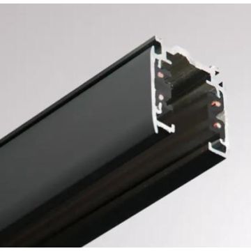Global Trac Pro 3~rail 4000mm #2 Black Rails, Tracks & Kabelsystem zwart-1