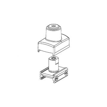 Global Trac  Pro SP 4R point clamp Rails, Tracks & Kabelsystem zwart-1