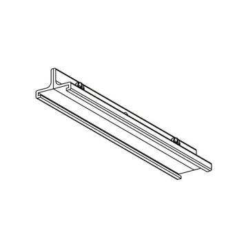 Global Trac Pro verbindingssteun voor draadophanging, wit Rails, Tracks & Kabelsystem-1