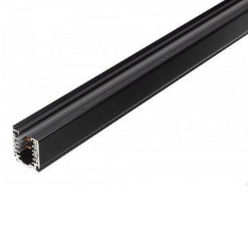 Global Trac Pulse 2000mm XTSC 6200-2 surface mounted 2000mm zwart Rails, Tracks & Kabelsystem zwart-1
