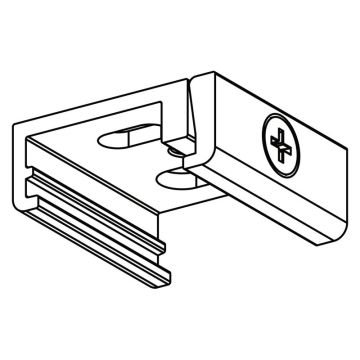 Global Trac SKB 12-2 plafondklem grijs Rails, Tracks & Kabelsystem lichtgrijs-1