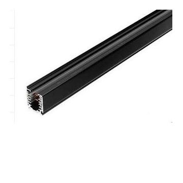 Global Trac XTSC 6400-2 Tracks surface mounted 4000mm black Rails, Tracks & Kabelsystem zwart-1