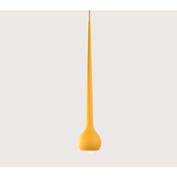 Grau Falling Sun orange 14W 850lm 2700-1300K 54° Phase dim (surface) Hanglamp geel-1