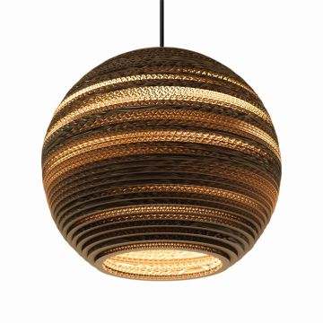 Graypants Scraplights Moon14 Pendant Natural Hanglamp bruin-1