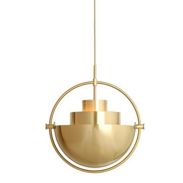 Gubi Multi-Lite Pendant Hanglamp goud/messing-1