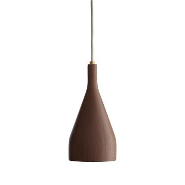 Hollands Licht Timber Large Walnut Hanglamp bruin-1