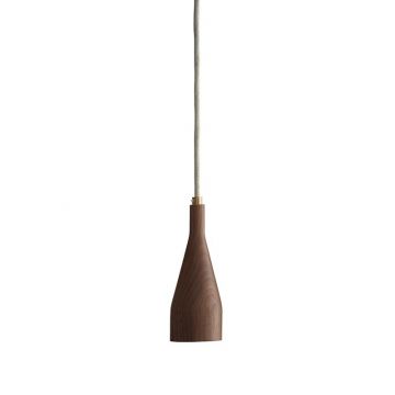 Hollands Licht Timber Small Walnut Hanglamp bruin-1