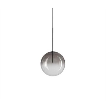 Ideallux Equinoxe sp1 d20 shaded smoke G4 max 1 x 2W  Hanglamp lichtgrijs-1