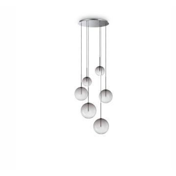 Ideallux Equinoxe sp6 G4 max 6 x 2W Hanglamp transparant-1