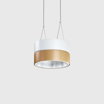 iGuzzini BeTwo Pendant UP/DOWN - Ø234 41.6W 3500K CRI90 RP14 (option I1) Hanglamp goud/messing-1