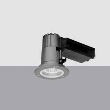 iGuzzini iRound Ceiling-mounted recessed Downlighters donkergrijs-1