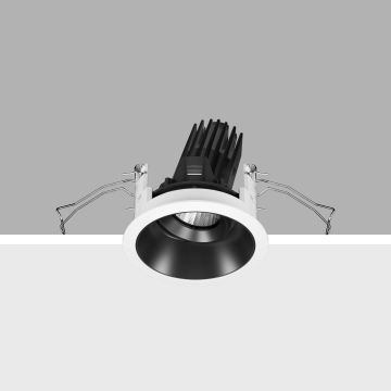 iGuzzini Laser Adjustable round recessed luminaire 6.8W 688lm Downlighters zwart-1