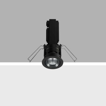 iGuzzini Laser Adjustable (tilting) round recessed luminaire  Spot zwart-1