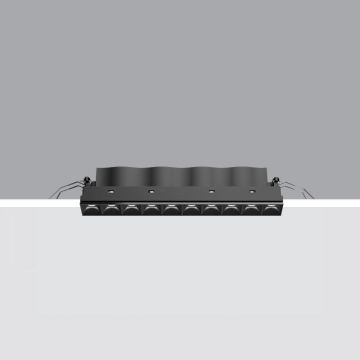 iGuzzini Laser Blade Minimal 10 cells Spot zwart-1