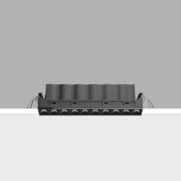 iGuzzini Laser Blade XS, 3000K, DALI, 16.2W, WIELAND Plafondlamp zwart-1