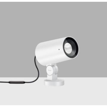 iGuzzini Palco InOut Spotlight white with base - Warm White Led 12W 1262. Buiten Prikspots wit-1