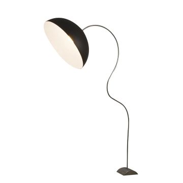 In-es artdesign Mezza Luna Piantana Vloerlamp zwart-1