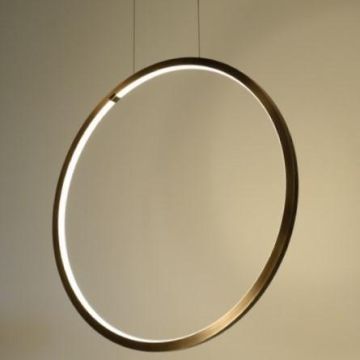 Jacco Maris Brass-O Lamp circle vertical 50cm Hanglamp goud/messing-1