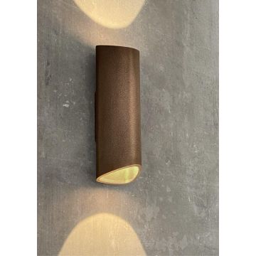 Jacco Maris clark clark wall lamp outdoor LED up&down light 30cm bronze Wandlamp brons-1