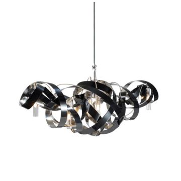 Jacco Maris Montone Chandelier 5-l Triangle Hanglamp zwart-1