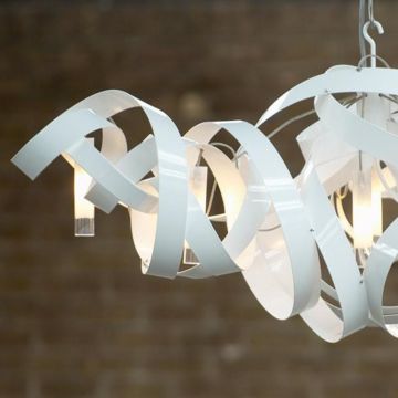 Jacco Maris Montone Chandelier 6-L Oval Hanglamp wit-1