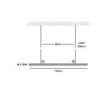 Jacco Maris myka suspension lamp type T1 Hanglamp goud/messing-1