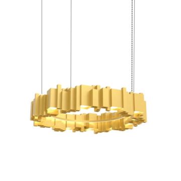 JSPR Cityscape Urban Medium Hanglamp goud/messing-1