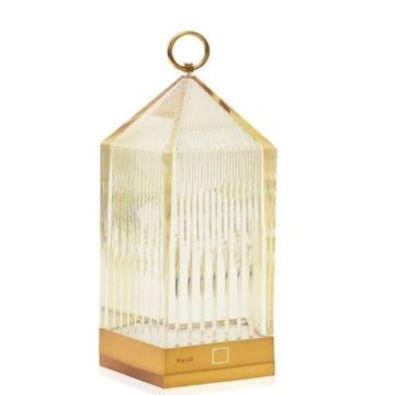 Kartell Lantern - Amber Hanglamp goud/messing-1