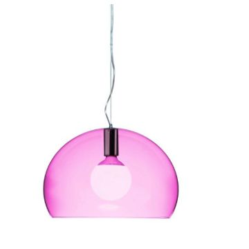 Kartell Small FL/Y Pink Hanglamp roze-1
